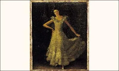 Qui a peint Jeune femme en robe de bal ?