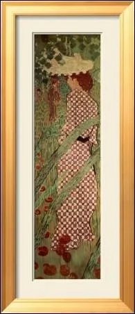 Qui a peint Femme dans une robe  carreaux ?