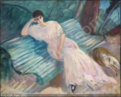 Qui a peint Femme en robe rose ?