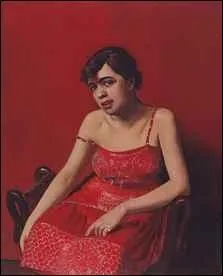Qui a peint La roumaine  la robe rouge ?