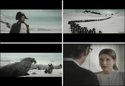 Vous souvenez-vous de cette publicit trs drle, qui nous montre ce que pense la jeune femme quand son collgue lui raconte un film... Quel est le film  succs dont il lui parle ?