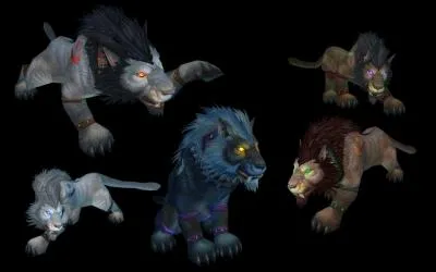 Quels personnages de  Word of Warcraft  peuvent se transformer ainsi ?
