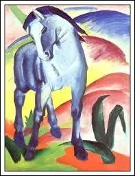 Wassily Kandinsky a fond avec Franz Marc le groupe  Le cavalier bleu   Munich en 1911.
