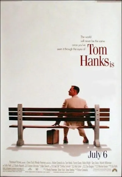 Comdie dramatique amricaine de 1994, ralise par Robert Zemeckis, relatant l'histoire contemporaine mouvemente des tats-Unis, avec Tom Hanks, Robin Wright, Sally Field... .