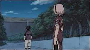 Quelle tait la dernire phrase de Sasuke avant qu'il quitte le village ?