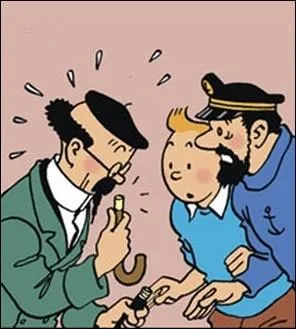 Dans quel album de Tintin, les plans secrets cachs dans le manche de parapluie du professeur Tournesol ont-ils disparus ?