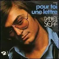 Dans les annes 70, Richard Seff nous chantait :  Je t'ai crit une lettre ... .  