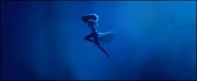 Sous quelle forme animale se manifeste l'esprit de l'eau, qui permettra à Elsa de franchir les hautes vagues et atteindre la rivière magique ?