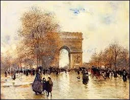 Qui a reprsent l'Arc de triomphe en automne ?