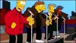 Homer fut membre d'un groupe de musique. Quel tait le nom de ce groupe ?