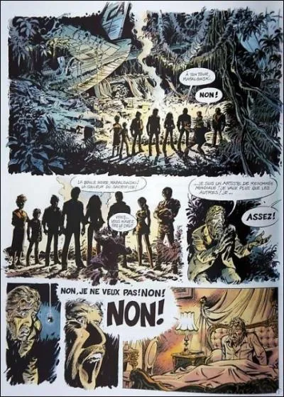 De quelle oeuvre scnarise par Jean Van Hamme cette planche est-elle tire ?