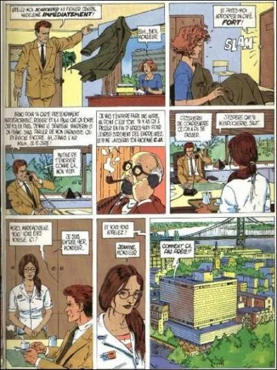 De quelle oeuvre scnarise par Jean Van Hamme cette planche est-elle tire ?