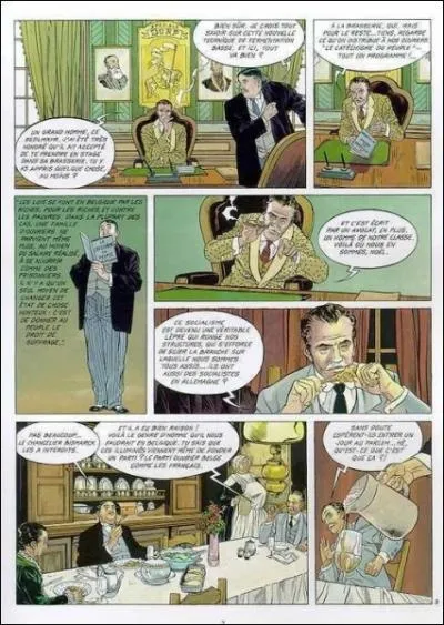 De quelle oeuvre scnarise par Jean Van Hamme cette planche est-elle tire ?