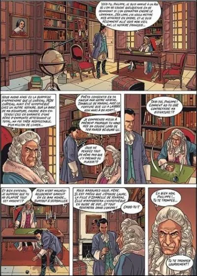 De quelle oeuvre scnarise par Jean Van Hamme cette planche est-elle tire ?