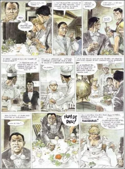 De quelle oeuvre scnarise par Jean Van Hamme cette planche est-elle tire ?