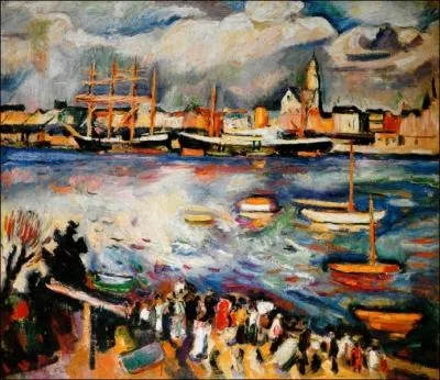 Qui a peint Le port d'Anvers ?