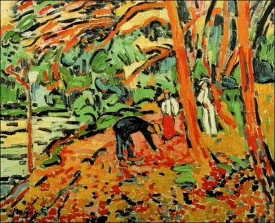 Qui a peint Paysage de bois mort ?