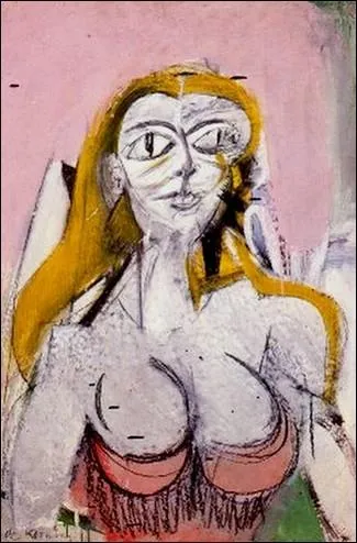 Autre femme en rose, sur fond rose, celle peinte par ?