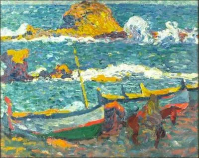 Qui a peint Barques sur la grve ?