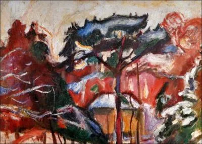 Qui a peint Arbres  Honfleur ?