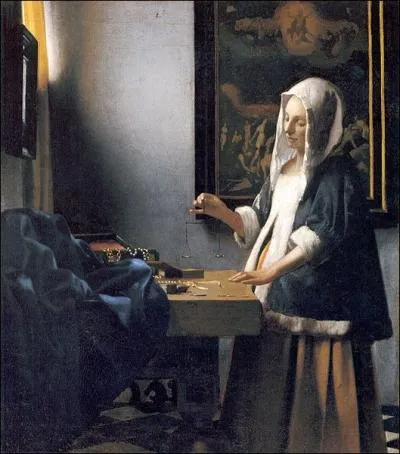 Jeune femme  la balance - 1664