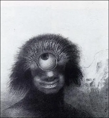 Cet trange cyclope souriant est n de l'esprit et de la main de ?