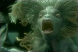 Voici une sirne qui sort du schma classique, avec ce visage effrayant et son expression peu avenante ! Cette sirne provient de quel univers ?