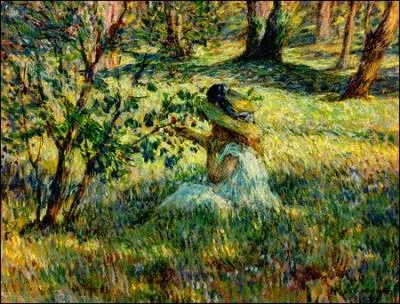 Qui a peint Fillette dans un paysage ?