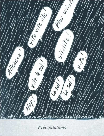 Sous l'effet des variations de tempratures et de pressions, les nuages librent l'eau. Qu'en tombe-t-il ?