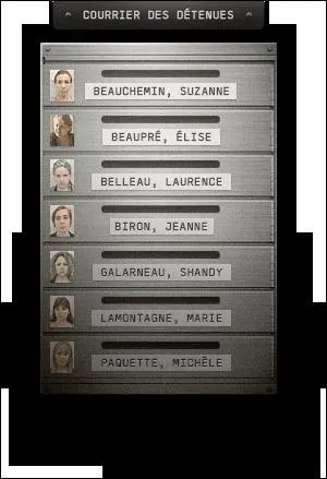 Aujourd'hui encore il existerait des faits tranges relis  un tl-roman diffus  Radio-Canada et qui se passe en prison : Unit 9. Les spectateurs enverraient des lettres aux dtenues ?