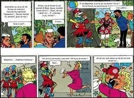 De quelle BD Tintin cette planche est-elle tire ?