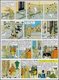 De quelle BD Tintin cette planche est-elle tire ?