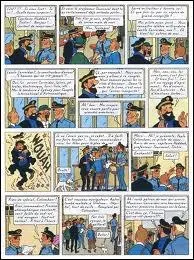 De quelle BD Tintin cette planche est-elle tire ?