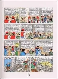 De quelle BD Tintin cette planche est-elle tire ?