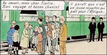 Qui est le personnage blond avec une cravate noire dans cette case ?