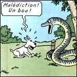 Pourquoi peut-on dire que Milou connat bien mal la faune africaine ?