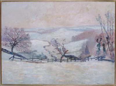 Qui a peint Gele blanche au Puy Barriou ?