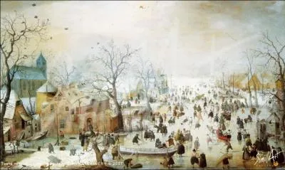 Qui a peint Paysage d'hiver avec patineurs ?