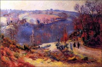 Qui a peint Pontcharrau gele blanche ?