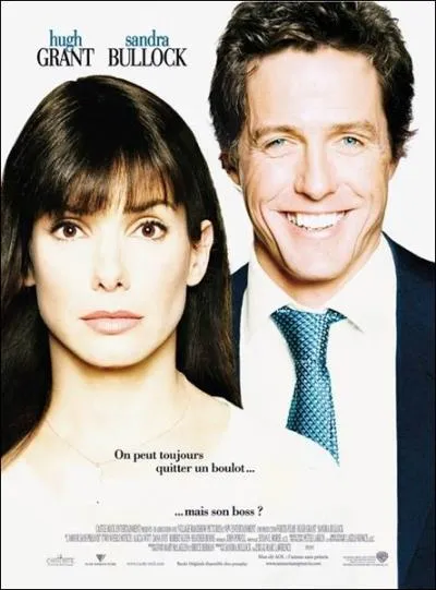 Comdie romantique amricaine ralise par Marc Lawrence en 2002, avec Hugh Grant, Sandra Bullock, Alicia Witt ... .
