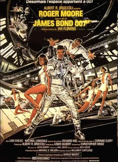 Film franco-britannique ralis par Lewis Gilbert en 1979, 11e opus de la srie des  James Bond , avec Roger Moore, Lois Chiles, Michel Lonsdale Richard Kiel ... .