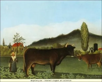 Qui a peint Paysage avec vache ?