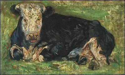 Qui a peint Vache allongée ?