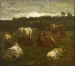 Qui a peint Les vaches au repos ?
