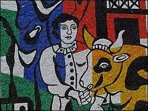 Qui a peint La fermière et la vache ?