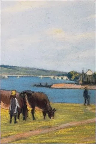 Qui a peint Vaches prs de la Seine ?