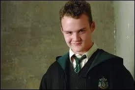 Ce personnage fait parti de la maison de Serpentard et il est mort du sortilge Feudeymon. C'est aussi le meilleur ami de Drago Malefoy. Mais qui est-il ?
