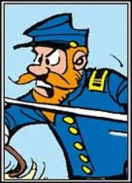 Dans la mme bande dessine, qui est toujours  chaud bouillant  pour partir  la charge ? (Chaaargeeez ! )