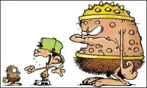 Compltez :  Il ne faut jamais se moquer d'un petit _____ surtout quand il y a un gros _____ derrire vous !  