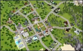 Quelle est la ville des Sims 3 (jeu de base) ?